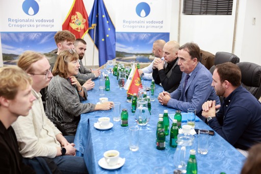 Regionalni vodovod Crnogorsko primorje obišli predstavnici Zelenih Evrope