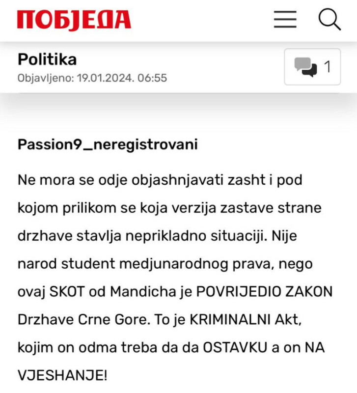 MILATOVIĆ Izborom VDT-a dokazana sposobnost naše zemlje da prevaziđe podjele