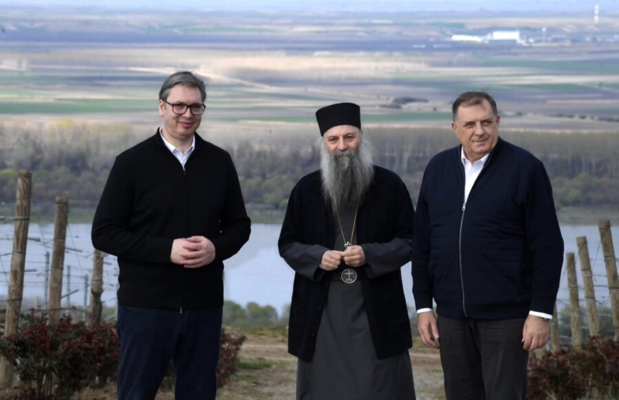Vučić razgovarao sa Dodikom i Patrijarhom