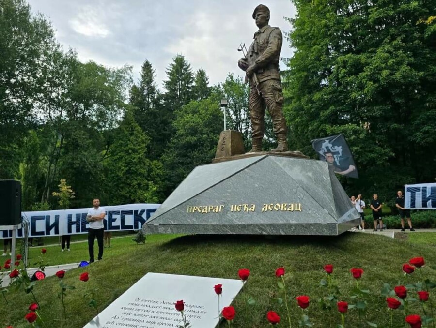JUNAK SA KOŠARA Pljevlja od sada krasi spomenik Predraga Peđe Leovca (foto)