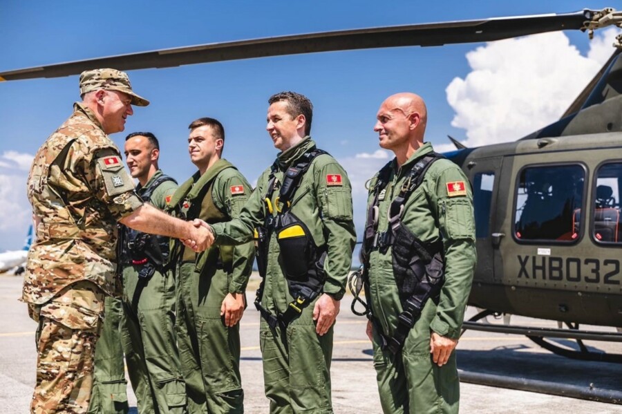 SOLIDARNOST U GAŠENJU POŽARA Helikopter Vojske Crne Gore upućen u Sjevernu Makedoniju