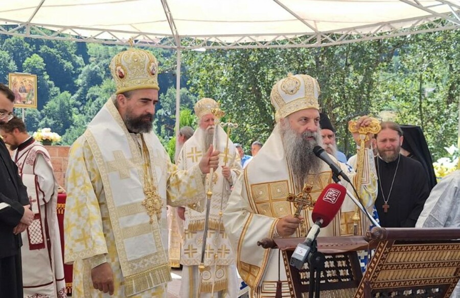 PATRIJARH SRPSKI IZ VELIKE Jedan smo narod, narod Svetog Save, evanđeoski narod slobode i mira