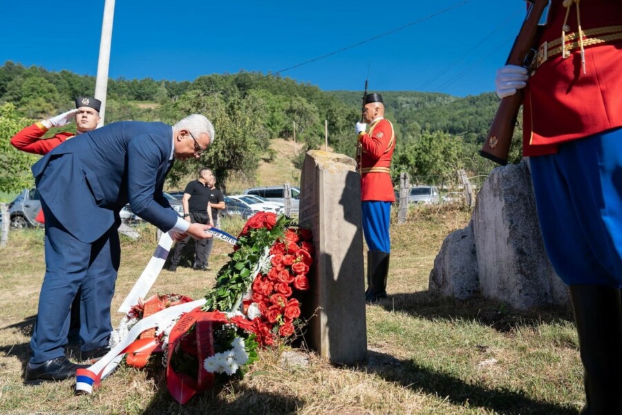 Predsjednik Skupštine Crne Gore se poklonio svetim mučenicima veličkim i gornjepolimskim