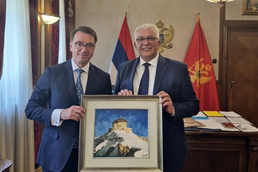 Mandić primio ruskog ambasadora u oproštajnu posjetu