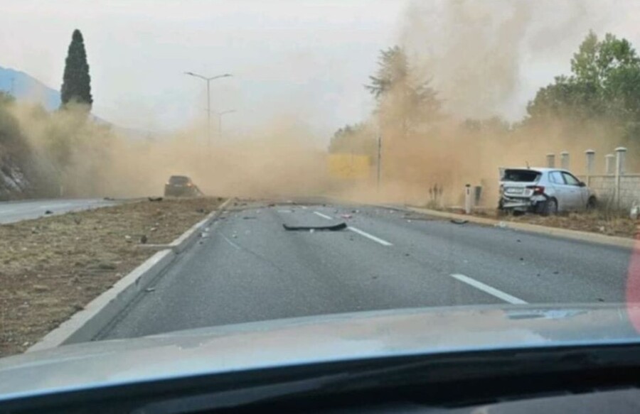 IMA POVRIJEĐENIH Udes na putnom pravcu Podgorica - Danilovgrad