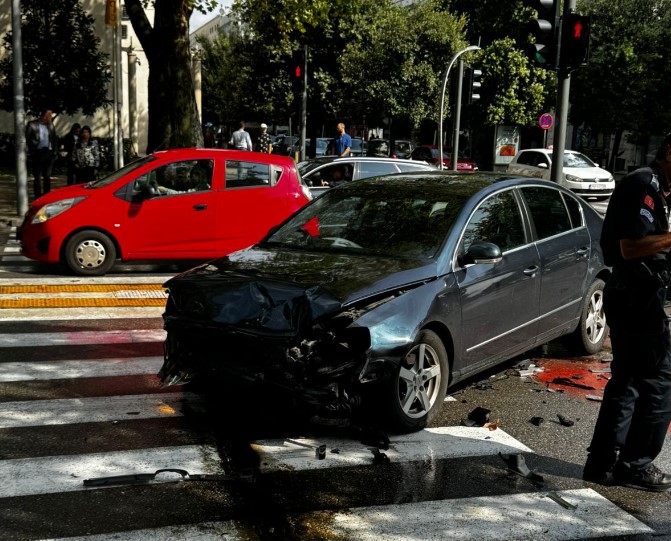 Stravična saobraćajna nezgoda u centru Podgorice