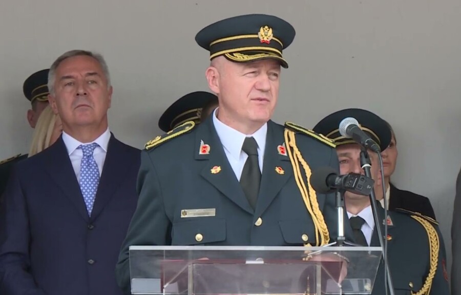 Krapović penzionisao načelnika Generalštaba Vojske Crne Gore