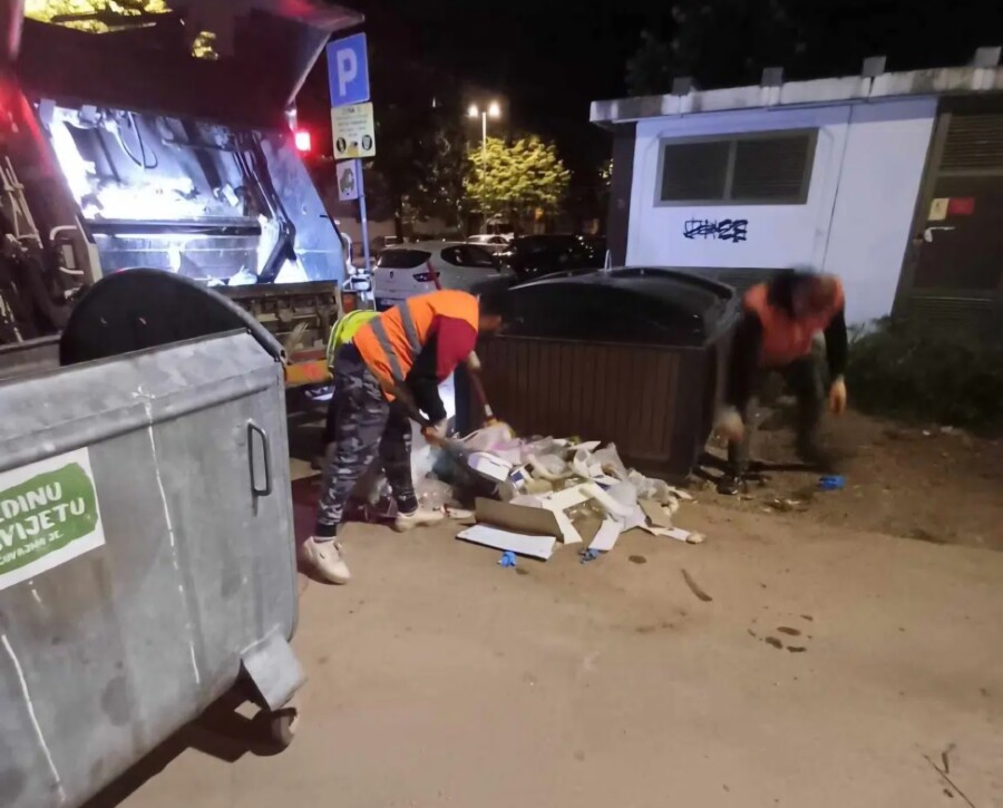 NEVJEROVATNO ALI ISTINITO DPS članstvo u Nikšiću ne baca smeće u kontejnere (video)
