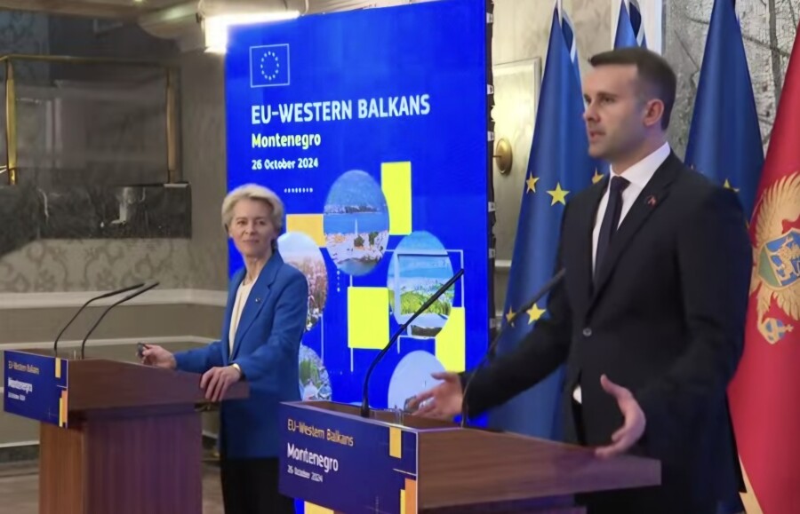 MILOJKO CG da do 2028. bude dio EU; URSULA Pred vama je još mnogo posla