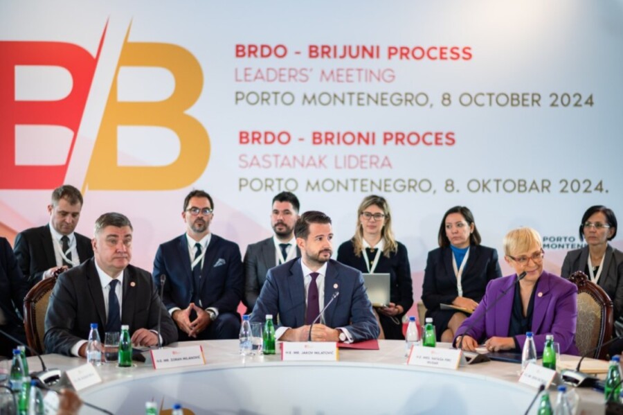 VUČIĆ STIGAO KASNIJE Samit lidera Brdo-Brioni procesa počeo u Tivtu