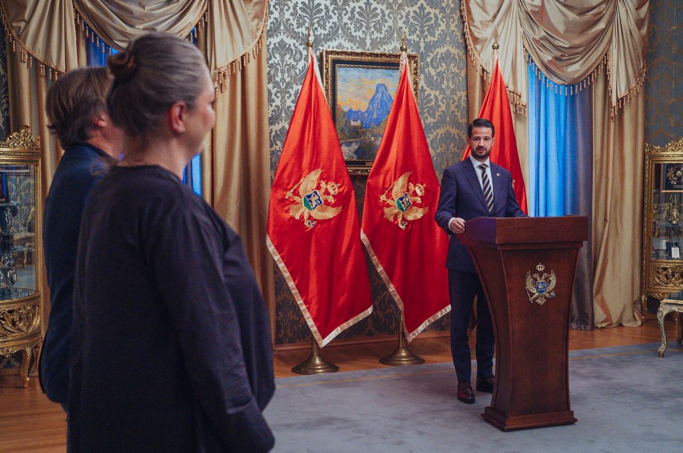 JAKOV U IME DRŽAVE Odlikovana Ana Vukotić i Ognjen Spahić