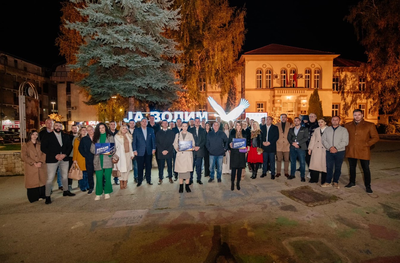 Koalicija „Berane na prvom mjestu – Evropa sad – SNP“ predala izbornu listu