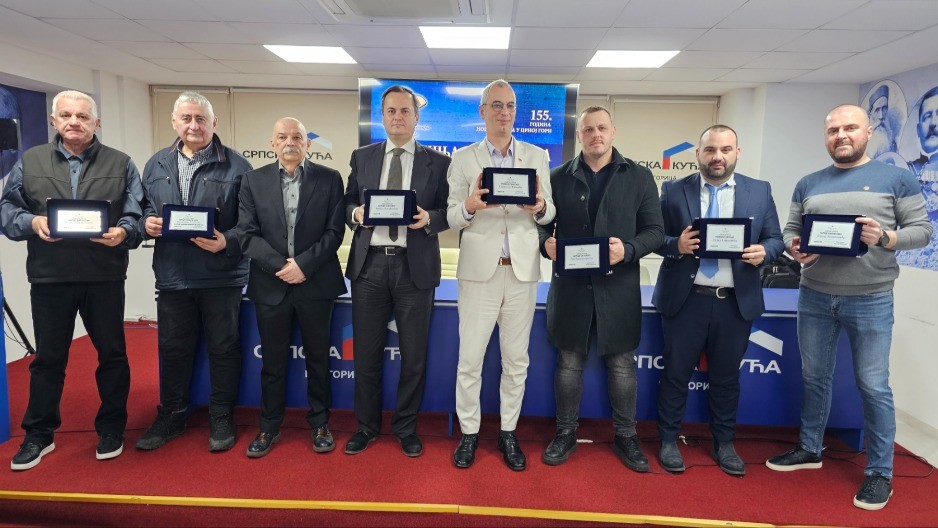 Dodijeljene nagrade Udruženja novinara Crne Gore za 2025. godinu