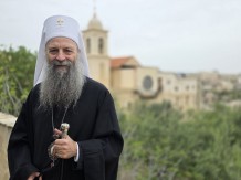 PATRIJARH IZ VITLEJEMA Neka Bog da mir našem narodu gdje god da se nalazi