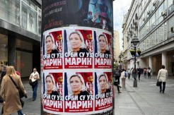Beograd oblijepljen plakatima podrške Marin le Pen