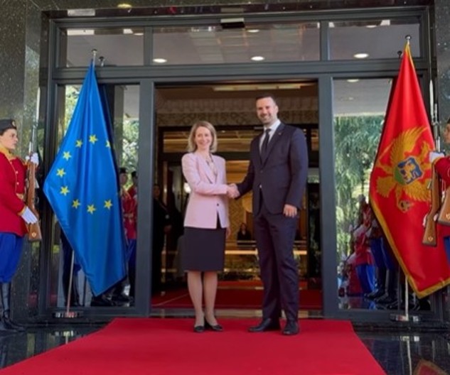 NEMA SKRETANJA SA EU PUTA Milojko Spajić položio zakletvu Kaji Kalas