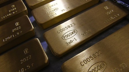 Ruske zlatne rezerve na rekordnih 229 milijardi dolara