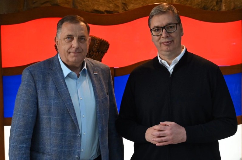 SA SASTANKA VUČIĆA I DODIKA Srbija će uvijek biti uz Srpsku