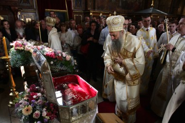 Захваљујући монасима из пљеваљског краја Београд је благословила рука Светог Саве
