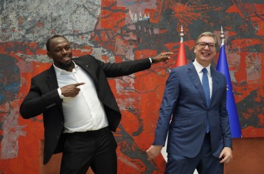PREDSJEDNIK SRBIJE I JUSEIN BOLT EKSPO 2027 kao simbol nove Srbije