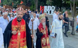 Litija u Bijelom Polju vođena blagoslovima dva srpska mitropolita