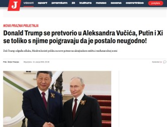 VUČIĆ KAO TRAMPOV POLITIČKI GURU