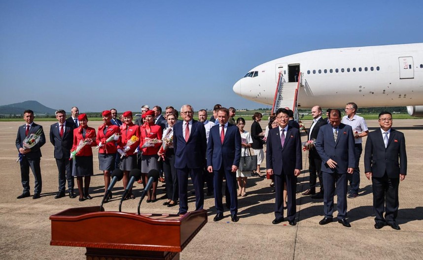 ISTORIJSKI LET Prvi avion iz Moskve sletio u Pjongjang posle 75 godina