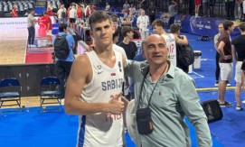 MLADI DURMITORAC BLISTA U DRESU SRBIJE Petar Ostojić najbolji strijelac u pobjedi nad Sjevernom Makedonijom