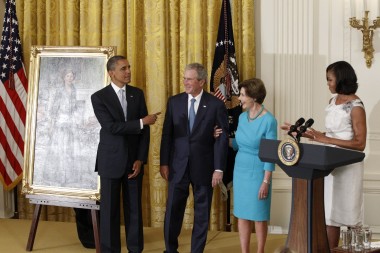 Tramp sklonio portrete Obame i Buša od pogleda posjetilaca u Bijeloj kući