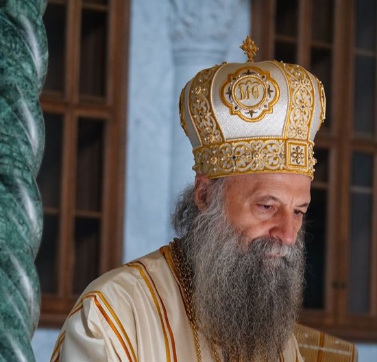PATRIJARH PORFIRIJE Prekinuti sukobe, čuvati mir i bratsku ljubav