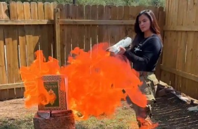 ZAPALILA I INTERNET Republikanka iz Teksasa bacačem plamena spalila Kuran