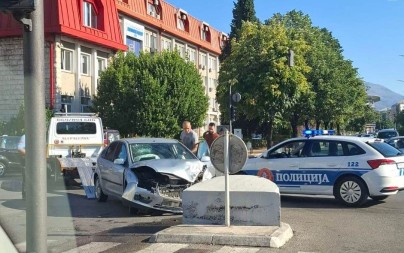 Dvije osobe povrijeđene u udesu kod "Milenijuma" u Podgorici