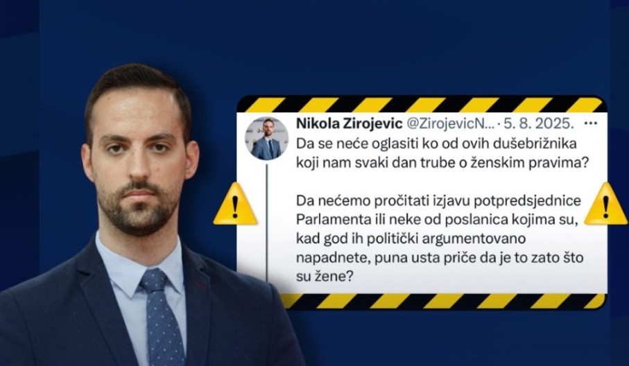 ŽENE POKRETA EVROPA SAD Nikola Zirojević je primitivac i slabić