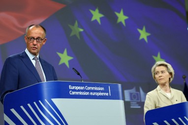 MERC PORIČE IZJAVU FON DER LAJEN Unija nema ovlašćenja da šalje trupe u Ukrajinu