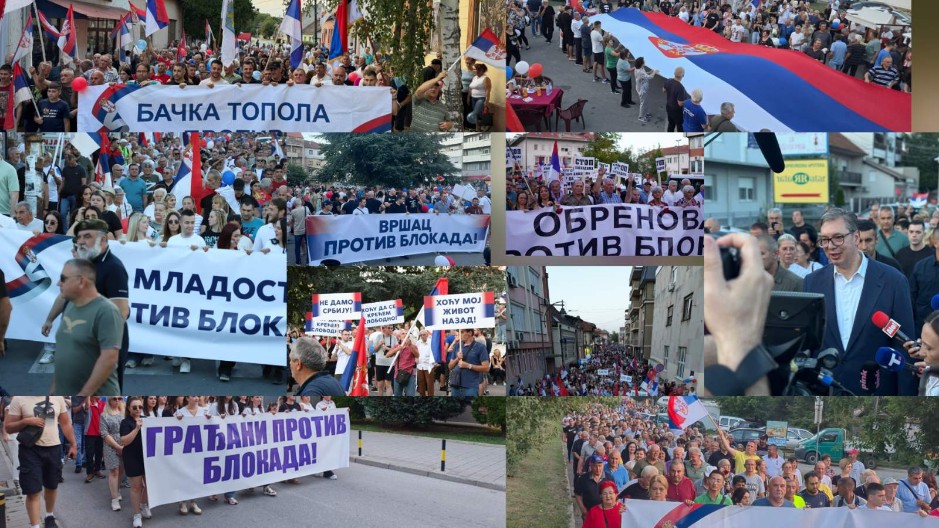 SRBIJA PROTIV BLOKADA Blizu 130 hiljada građana poslalo jasnu poruku