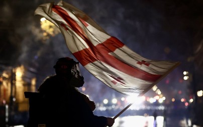 Opozicija blokirala glavnu ulicu u Tbilisiju