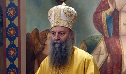 PATRIJARH PORFIRIJE Pozivam na mir, agresija i nasilje nikome neće donijeti dobro