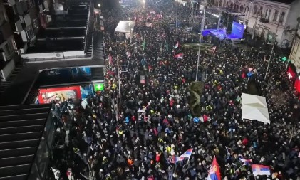 Skup u Jagodini povodom osnivanja Pokreta za narod i državu