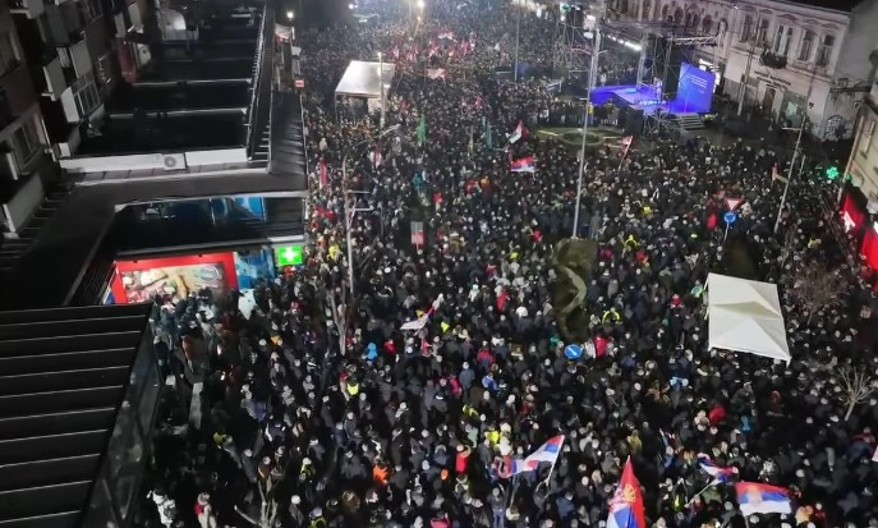 Skup u Jagodini povodom osnivanja Pokreta za narod i državu