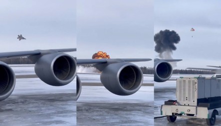 F-35 ZAVRŠIO U PLAMENU Vrlo vidljiv pad nevidljivog ponosa Amerike (video)