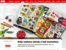 LEGLA UPLATA Redakcija portala "DAN" promoviše Bokanov "Voli" na dan bojkota trgovinskih lanaca