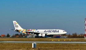 ER SRBIJA JOŠ JAČA Novi Erbas A330-200 svečano dočekan na beogradskom aerodromu