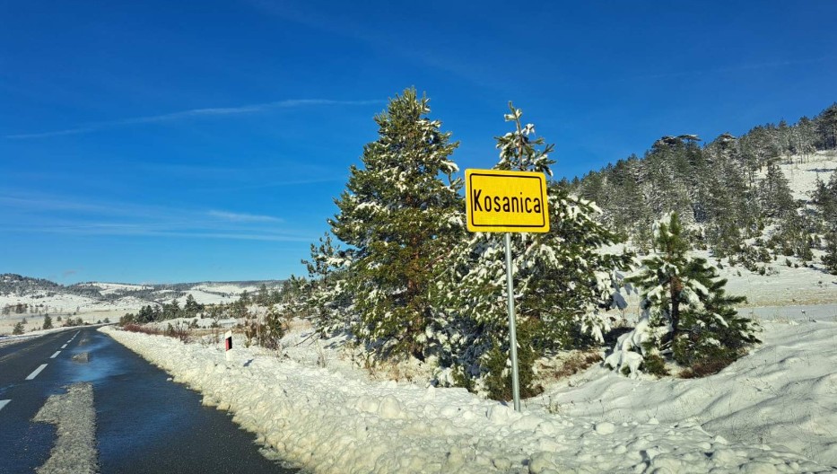 Na Kosanici kod Pljevalja izmjerena temperatura vazduha od  – 27,7 stepeni Celzijusovih