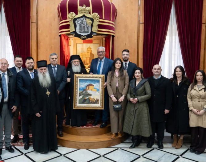 Predsjednik Skupštine u Jerusalimu dobio blagoslov od Patrijarha Teofila III