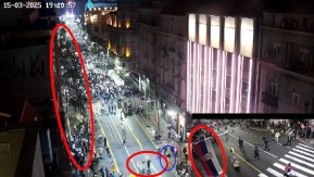 Vorteks ili panika koju je izazvala bježanija redara, snimak sve otkriva (video)