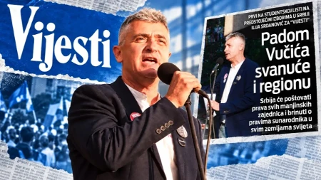 Nosilac Studentske liste u „Vijestima”: Vučić problem za cijeli region