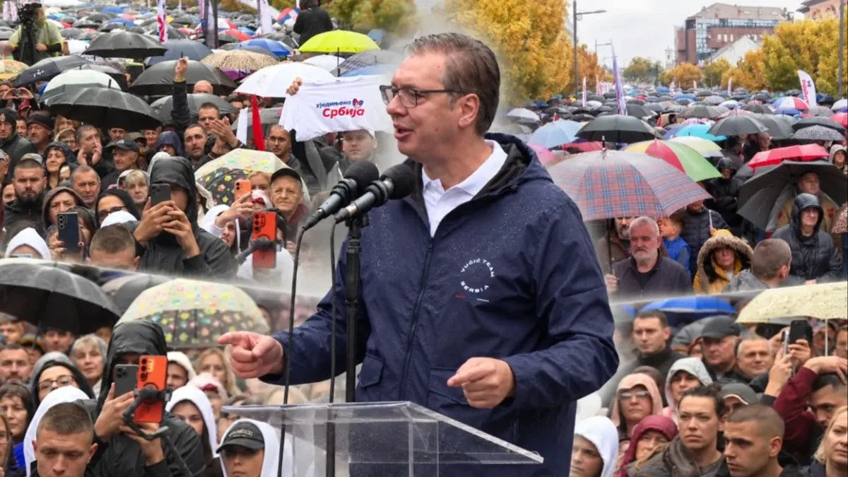 Vučić u Zrenjaninu: Pokušali su da nam sruše državu i okrenu djecu protiv roditelja
