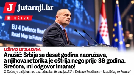 Anušić priznao: Vojna snaga Srbije tjera Hrvatsku na dodatno naoružavanje