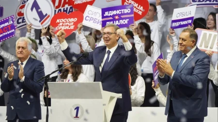 Vučić iz Niša: Srbija je tvrđava nepokorena, čuvaćemo Kosovo i Metohiju i biti uz Republiku Srpsku