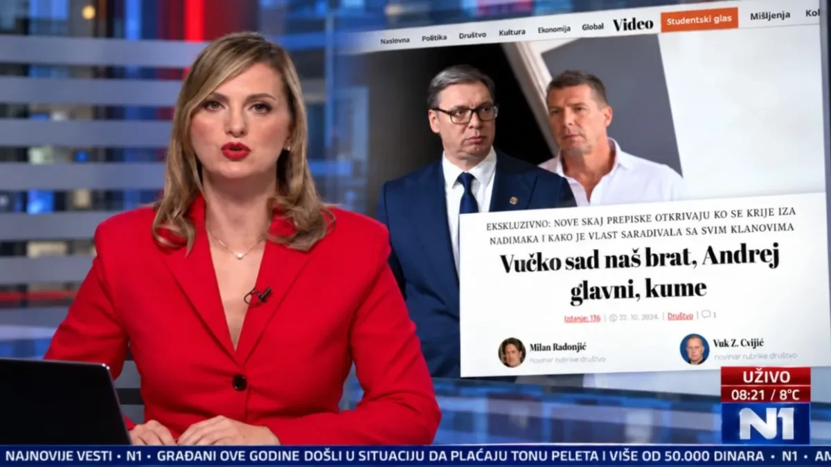 N1 dva puta tokom izborne tišine emitovao optužbe protiv Vučića i njegove porodice